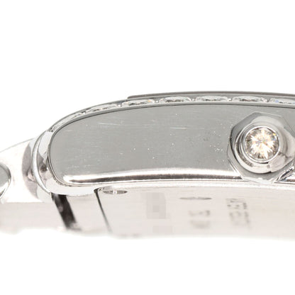 CARTIER Tank Francaise SM Bezel Diamond Watches WE1002S3 K18 White Gold/K18 White Gold Ladies