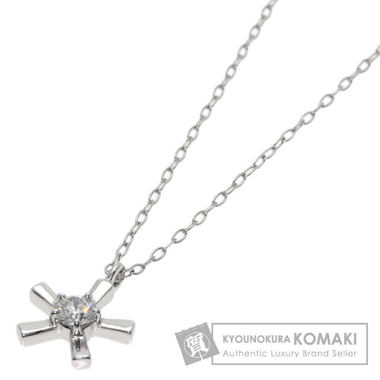 SABIRTH Diamond Necklace K18 White Gold Ladies [Used]