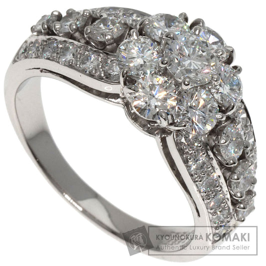 Van Cleef & Arpels Fleurette Ring Diamond Ring Platinum PT950 Ladies [Used]