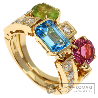 BVLGARI Allegra Diamond Ring K18 Yellow Gold Ladies [Used]