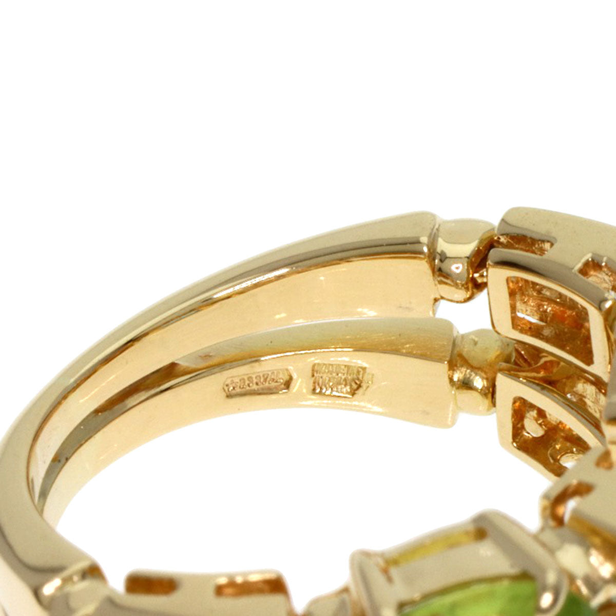 BVLGARI Allegra Diamond Ring K18 Yellow Gold Ladies [Used]