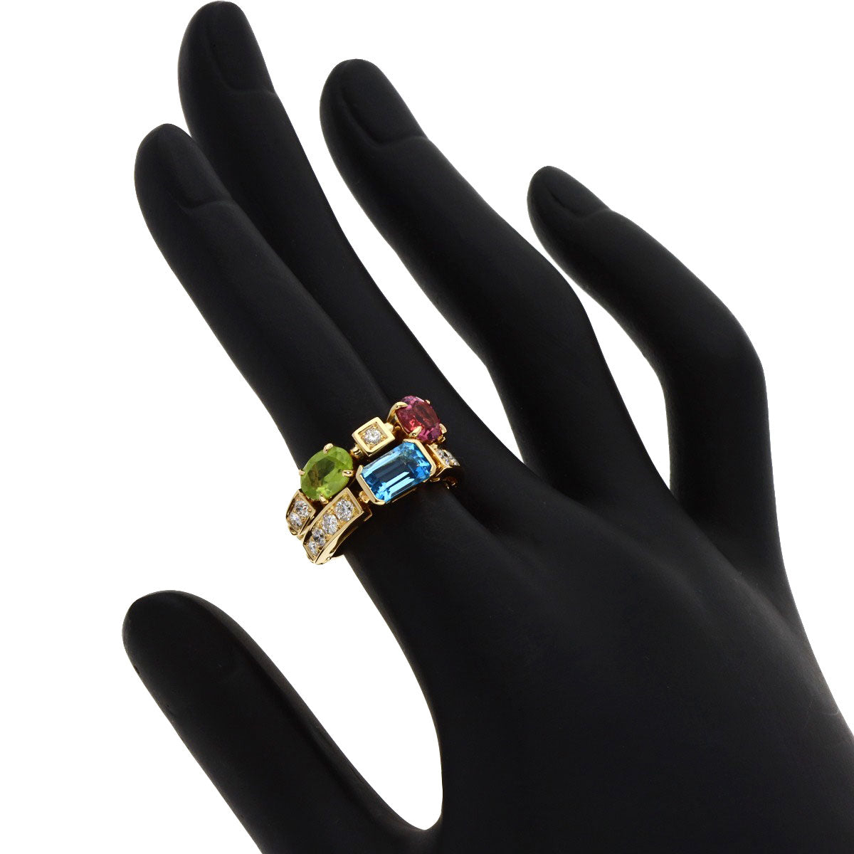 BVLGARI Allegra Diamond Ring K18 Yellow Gold Ladies [Used]