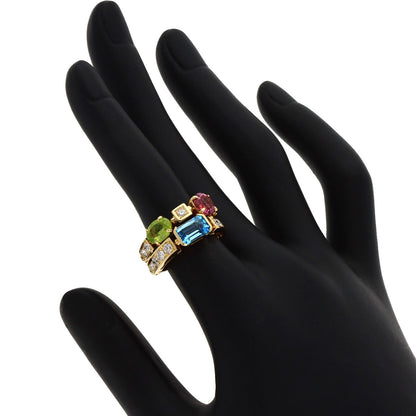 BVLGARI Allegra Diamond Ring K18 Yellow Gold Ladies [Used]