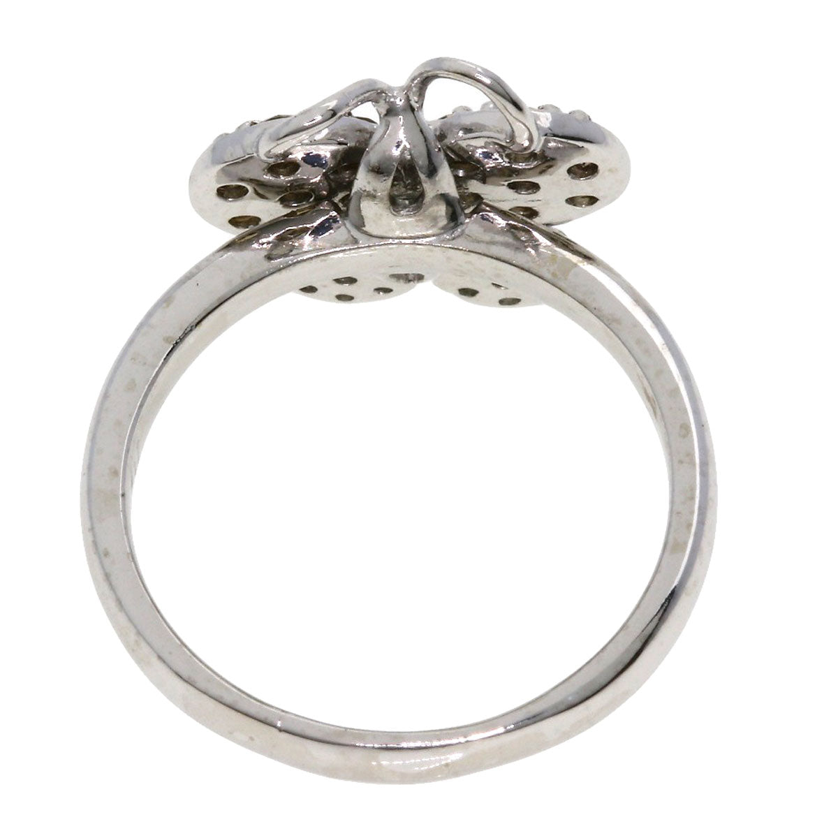 Ponte Vecchio   Ring Butterfly motif Diamond K18 White Gold Ladies