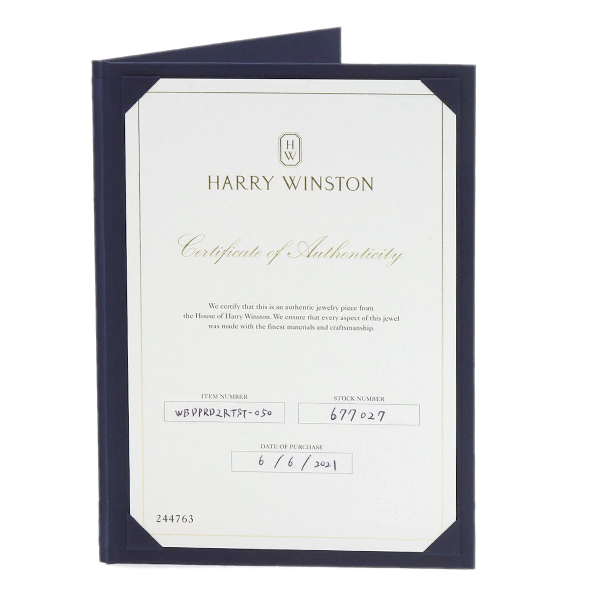 HARRY WINSTON Trist Diamond Ring Platinum PT950 Ladies [Used]