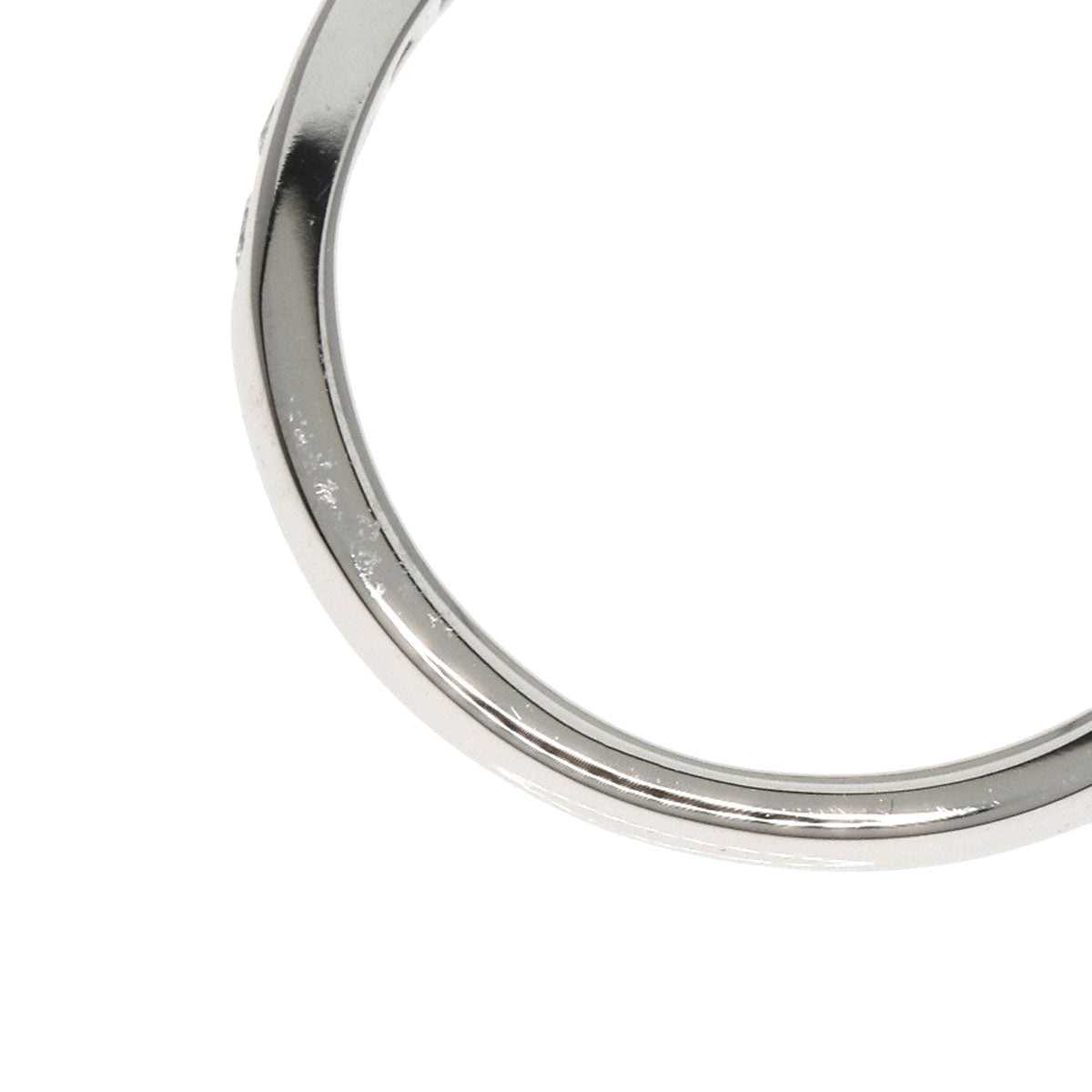 TIFFANY&Co.   Ring Solitaire Channel Setting Diamond Platinum PT950 Ladies