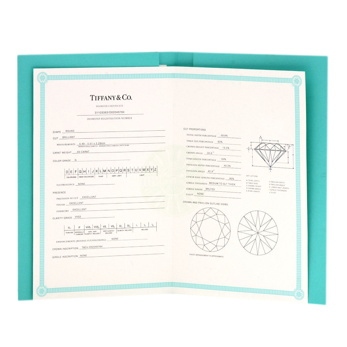 TIFFANY&Co.   Ring Solitaire Channel Setting Diamond Platinum PT950 Ladies