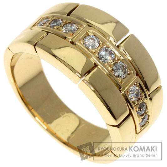 CARTIER   Ring Mayon PANTHERE Diamond #54 K18 Yellow Gold Ladies