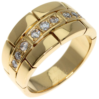 CARTIER   Ring Mayon PANTHERE Diamond #54 K18 Yellow Gold Ladies