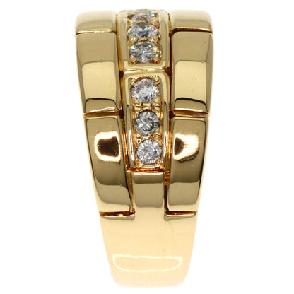 CARTIER   Ring Mayon PANTHERE Diamond #54 K18 Yellow Gold Ladies