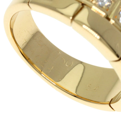 CARTIER   Ring Mayon PANTHERE Diamond #54 K18 Yellow Gold Ladies