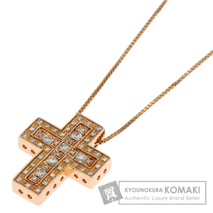 Damiani Belle Epoque Diamond Necklace K18 Pink Gold Ladies [Used]