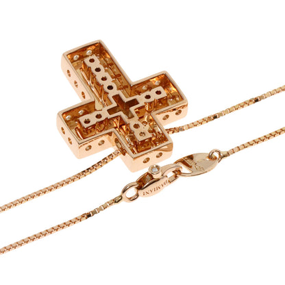 Damiani Belle Epoque Diamond Necklace K18 Pink Gold Ladies [Used]