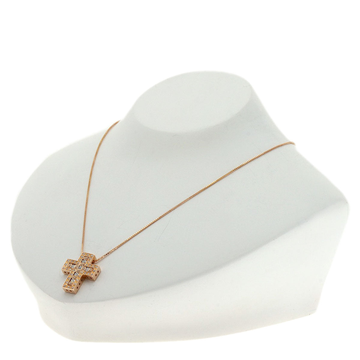 Damiani Belle Epoque Diamond Necklace K18 Pink Gold Ladies [Used]