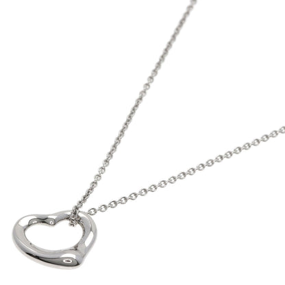 TIFFANY&Co.   Necklace Open heart Platinum PT950 Ladies