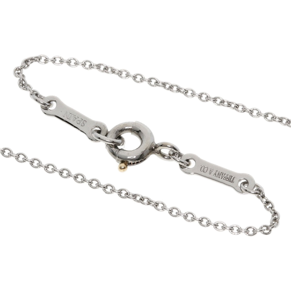 TIFFANY&Co.   Necklace Open heart Platinum PT950 Ladies