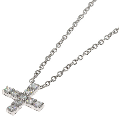 HARRY WINSTON   Necklace Minicross Diamond Platinum PT950 Ladies