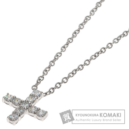 HARRY WINSTON   Necklace Minicross Diamond Platinum PT950 Ladies