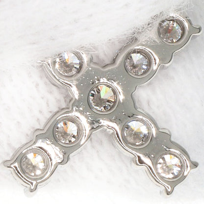 HARRY WINSTON   Necklace Minicross Diamond Platinum PT950 Ladies