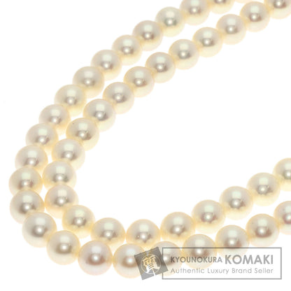 MIKIMOTO Pearl Pearl 2 series Necklace K14 White Gold Ladies [Used]