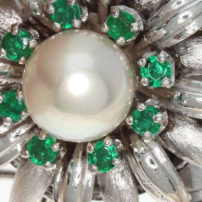 MIKIMOTO Pearl Pearl 2 series Necklace K14 White Gold Ladies [Used]