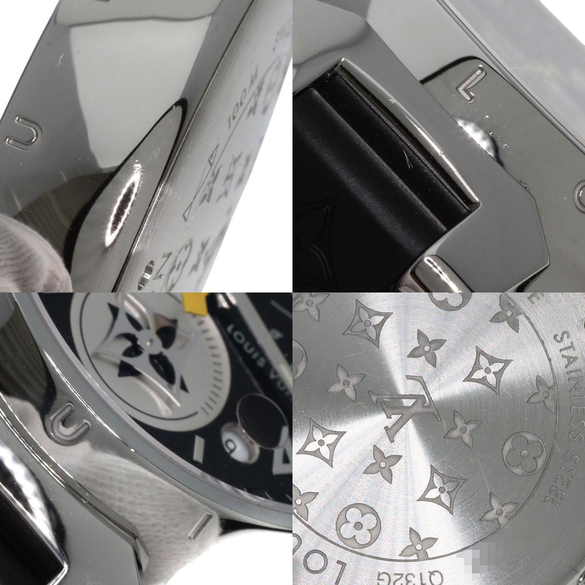 LOUIS VUITTON Tambour Lovely Cup Watches Q132G Stainless Steel/Rubber Ladies