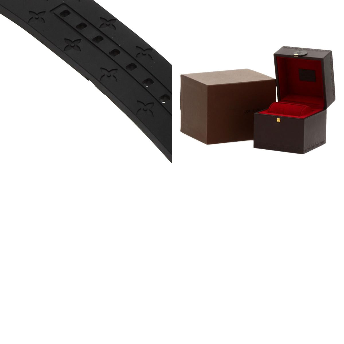 LOUIS VUITTON Tambour Lovely Cup Watches Q132G Stainless Steel/Rubber Ladies