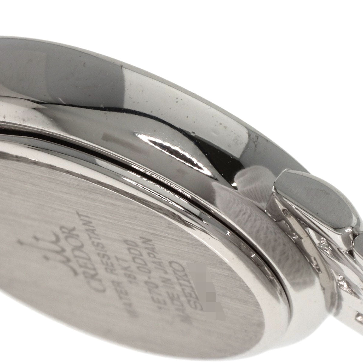SEIKO CREDOR BezelDiamond Watches 1E70-0DD0 K18 White Gold/K18 White Gold Ladies