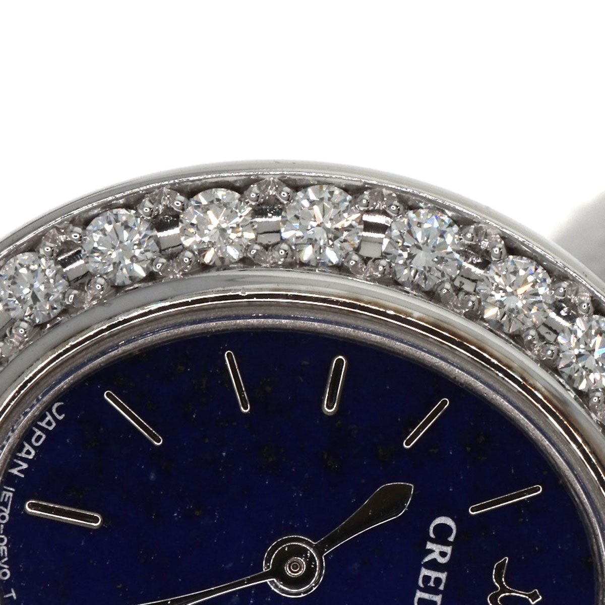 SEIKO CREDOR BezelDiamond Watches 1E70-0DD0 K18 White Gold/K18 White Gold Ladies