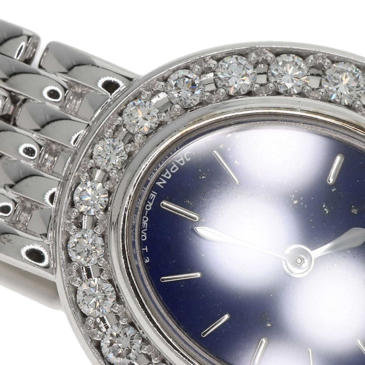SEIKO CREDOR BezelDiamond Watches 1E70-0DD0 K18 White Gold/K18 White Gold Ladies
