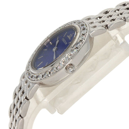 SEIKO CREDOR BezelDiamond Watches 1E70-0DD0 K18 White Gold/K18 White Gold Ladies