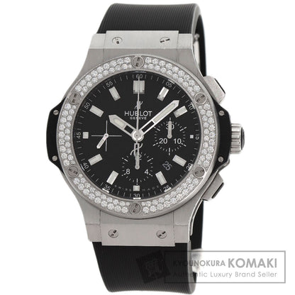 HUBLOT Big Bang Steel Diamond Watches 301.SX.1170.RX.1104 Stainless Steel/Rubber mens