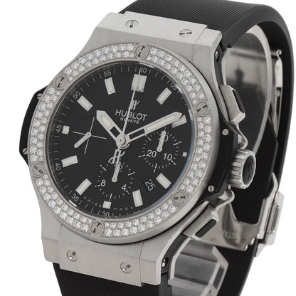 HUBLOT Big Bang Steel Diamond Watches 301.SX.1170.RX.1104 Stainless Steel/Rubber mens