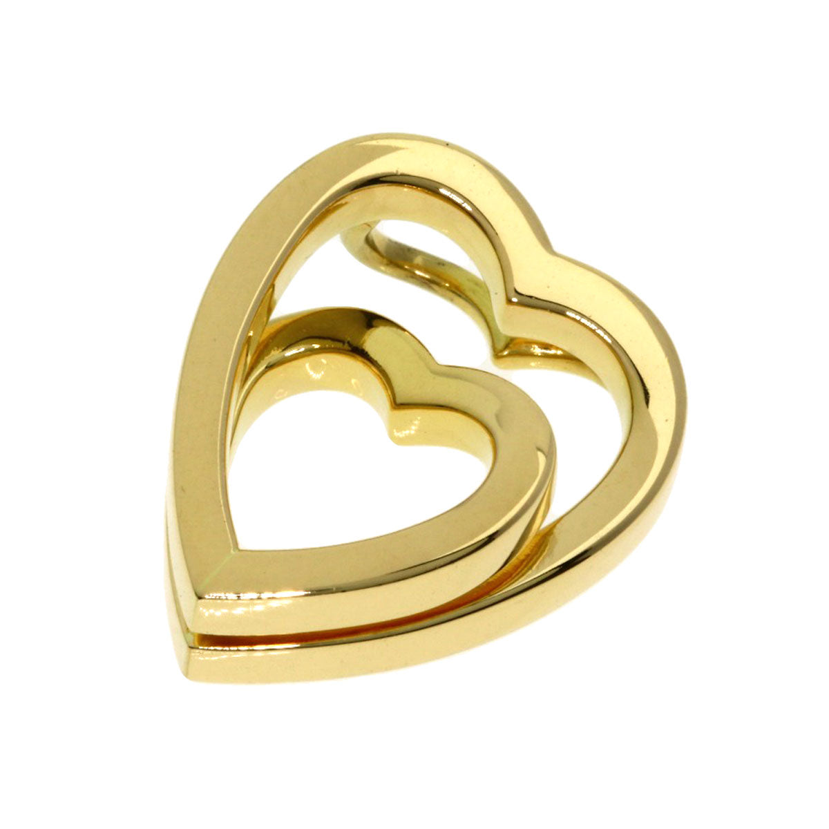 CARTIER   Pendant top Interlaced heart K18 Yellow Gold Ladies