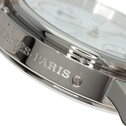 HERMES Clipper Power Reserve Watches CL5.710 Stainless Steel/Leather mens