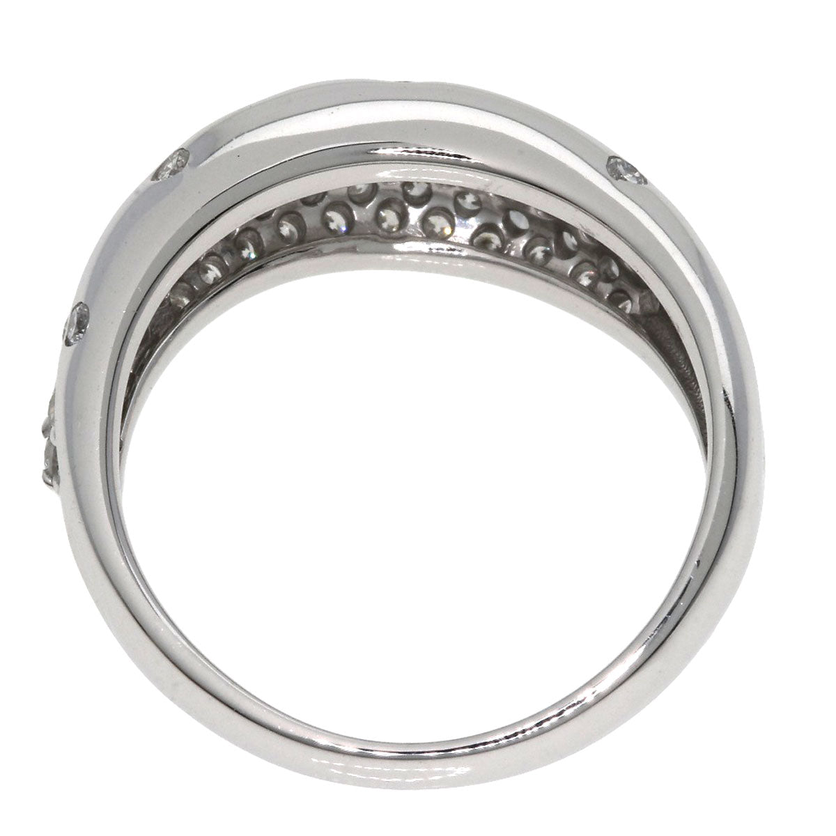 Ponte Vecchio   Ring Diamond K18 White Gold Ladies