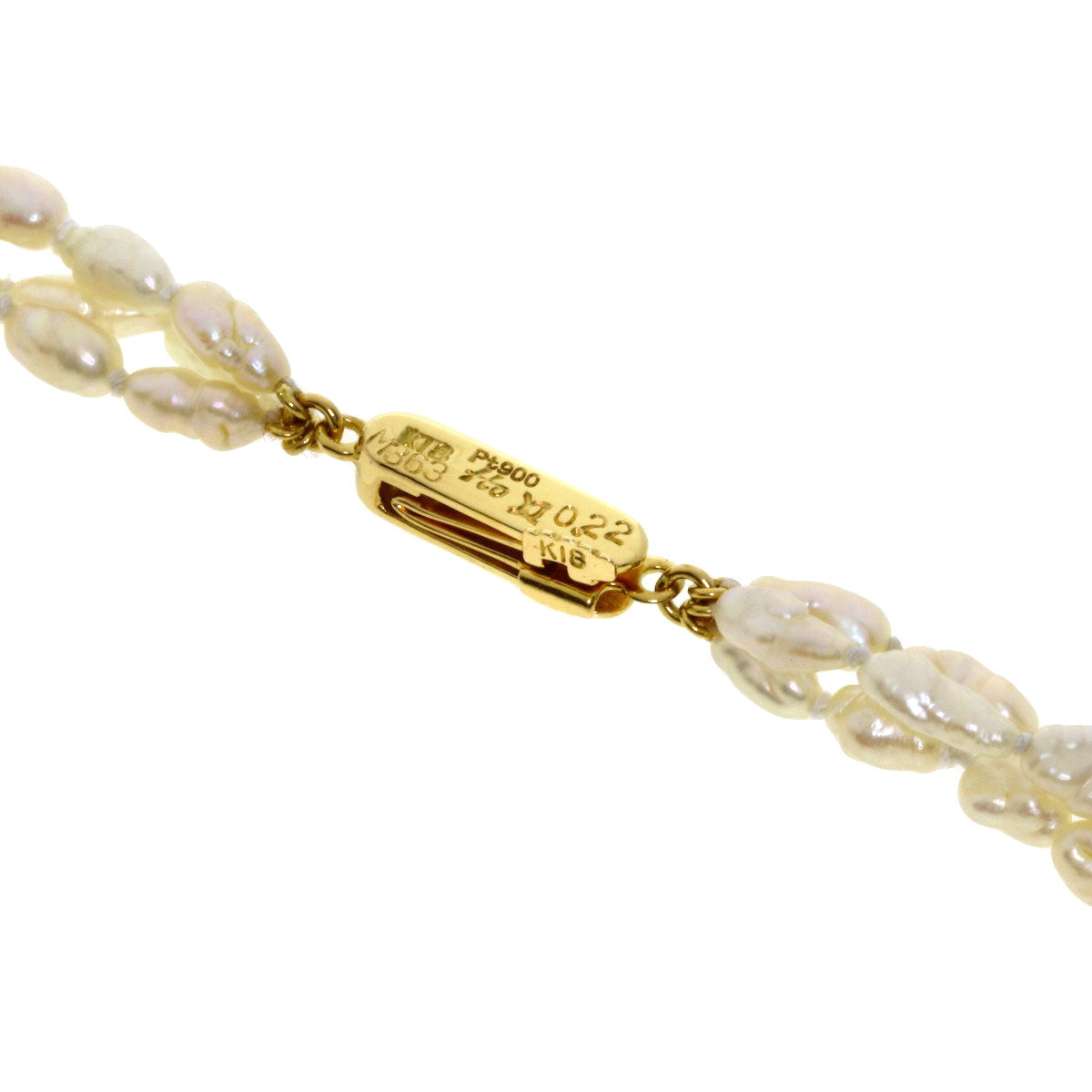 NOBUKO ISHIKAWA   Necklace Freshwater Pearl Pearl K18 Yellow Gold PT900Ladies