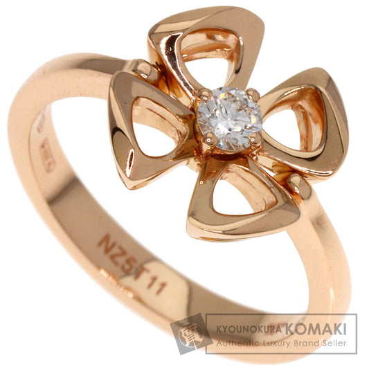 BVLGARI   Ring Fiorever Diamond #49 K18 Pink Gold Ladies