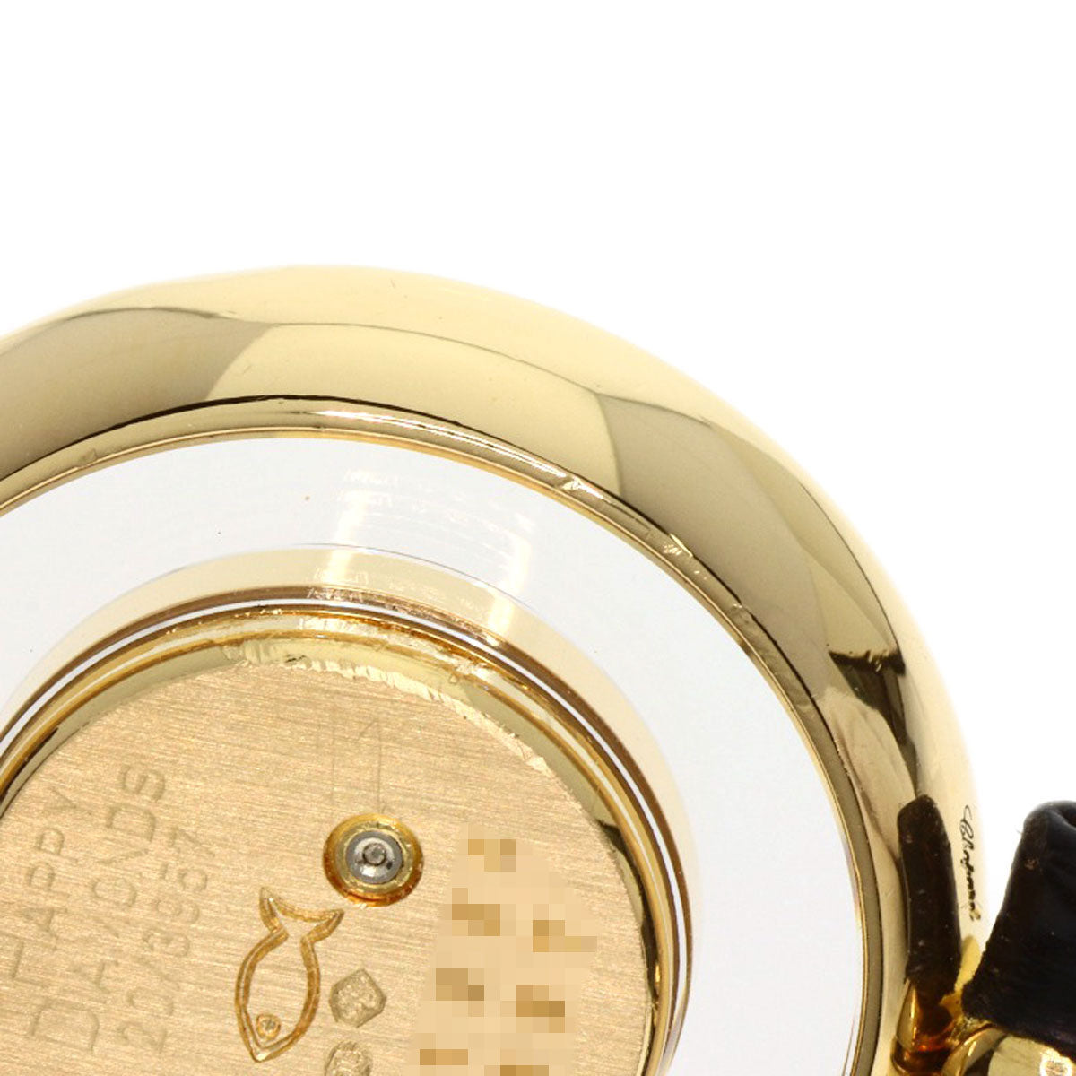 Chopard Happy diamond Watches 20/3957 K18 Yellow Gold/Leather Ladies