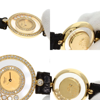 Chopard Happy diamond Watches 20/3957 K18 Yellow Gold/Leather Ladies