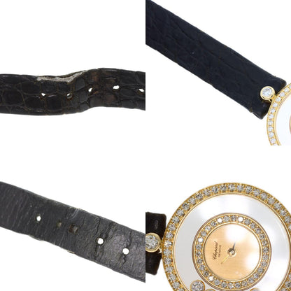 Chopard Happy diamond Watches 20/3957 K18 Yellow Gold/Leather Ladies