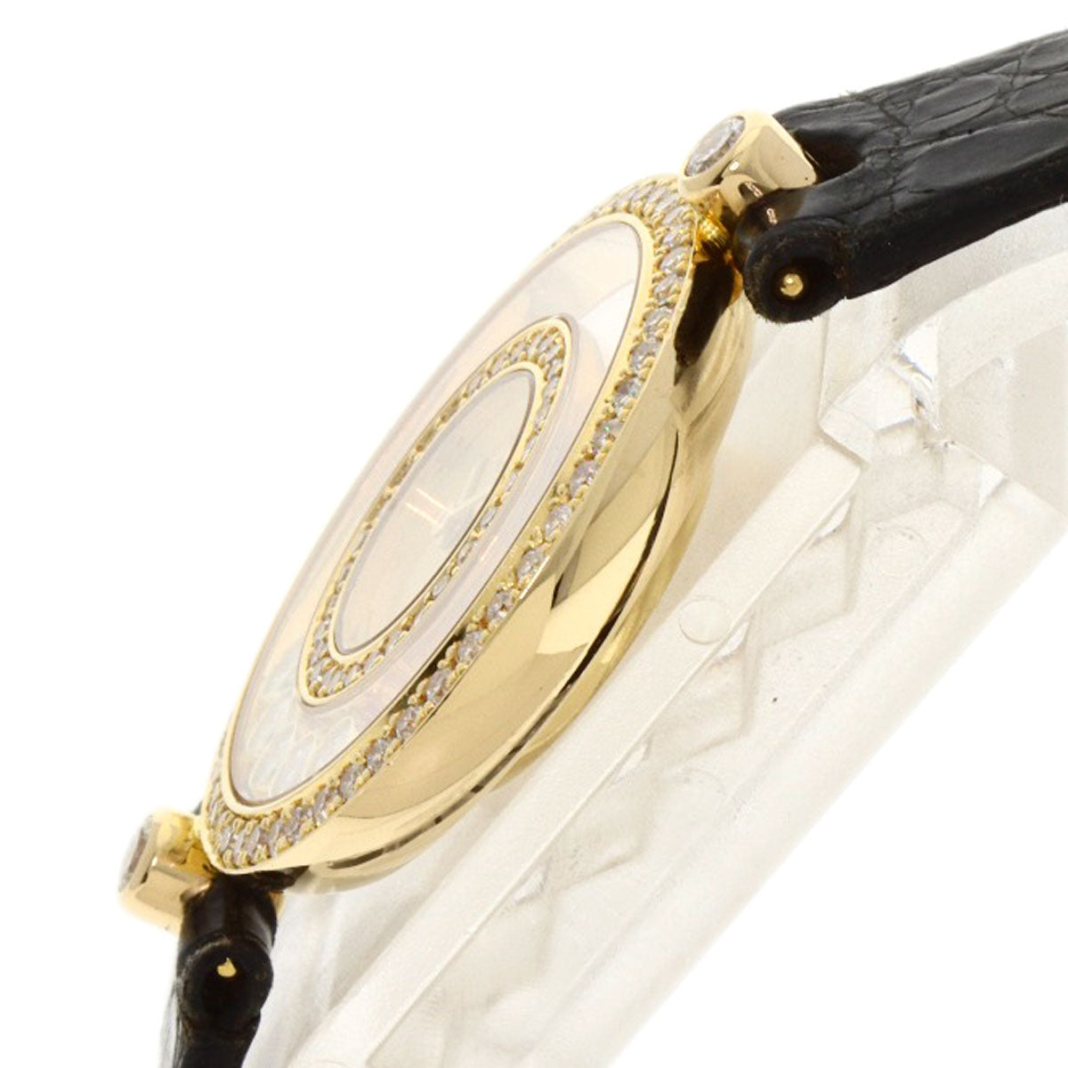 Chopard Happy diamond Watches 20/3957 K18 Yellow Gold/Leather Ladies