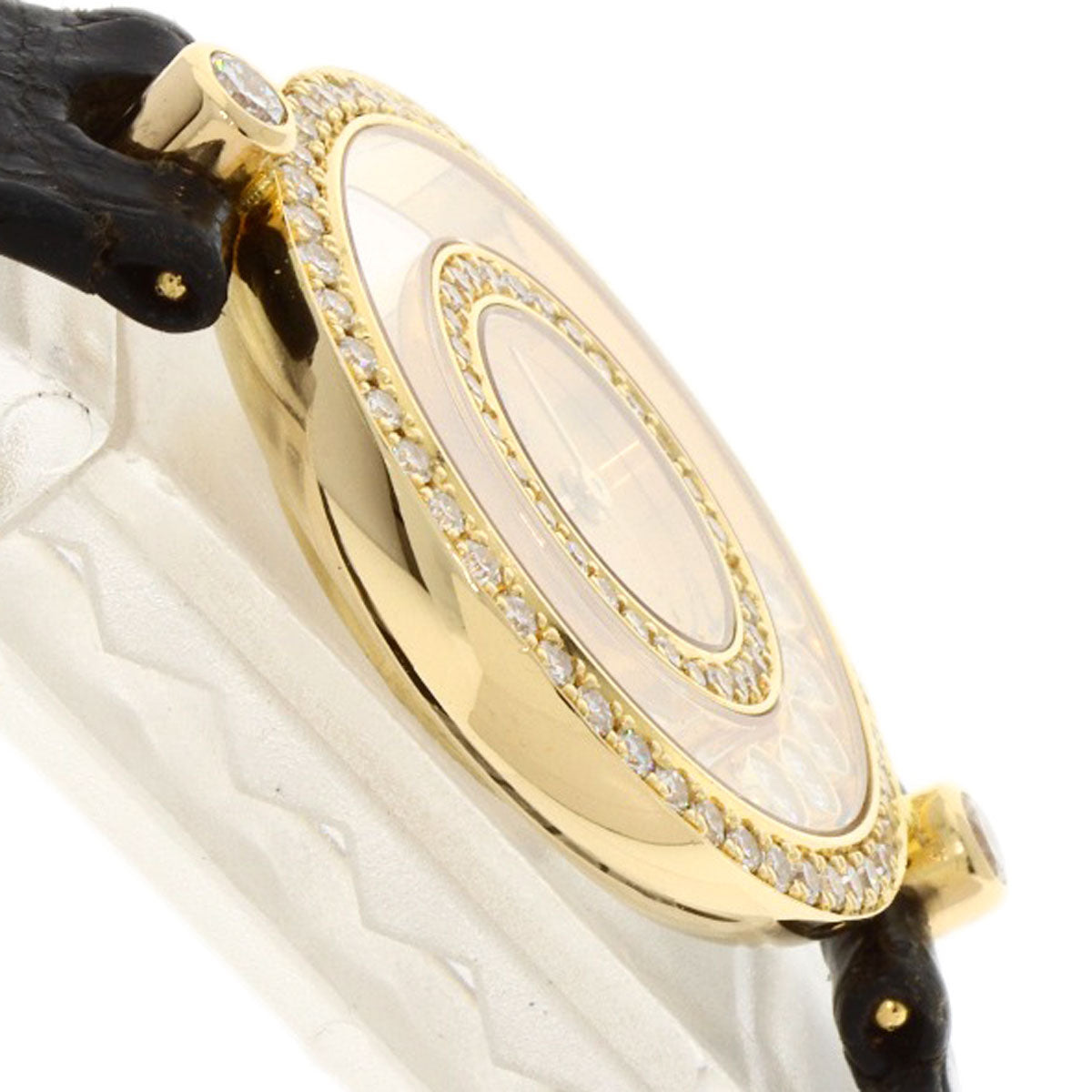 Chopard Happy diamond Watches 20/3957 K18 Yellow Gold/Leather Ladies