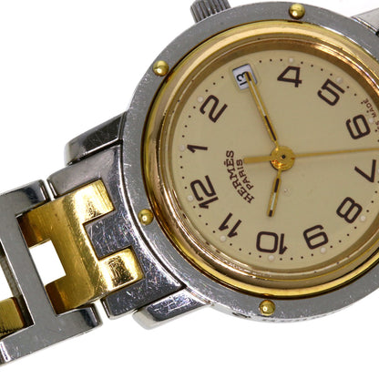 HERMES Clipper Watches CL3.240 Stainless Steel/SSxGP Ladies