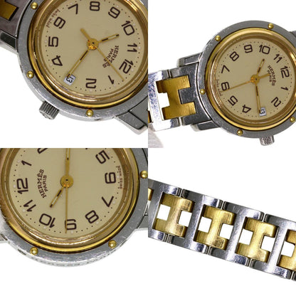 HERMES Clipper Watches CL3.240 Stainless Steel/SSxGP Ladies
