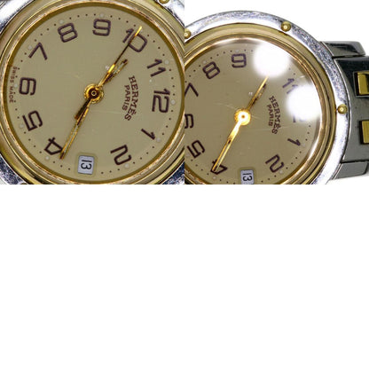 HERMES Clipper Watches CL3.240 Stainless Steel/SSxGP Ladies