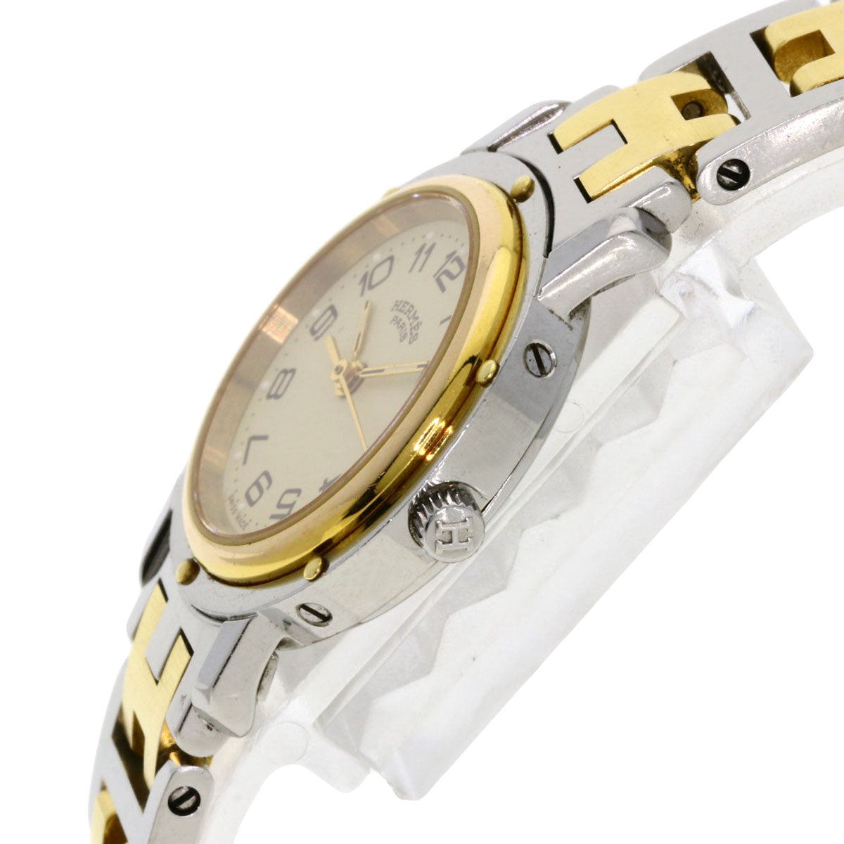 HERMES Clipper Watches CL3.240 Stainless Steel/SSxGP Ladies