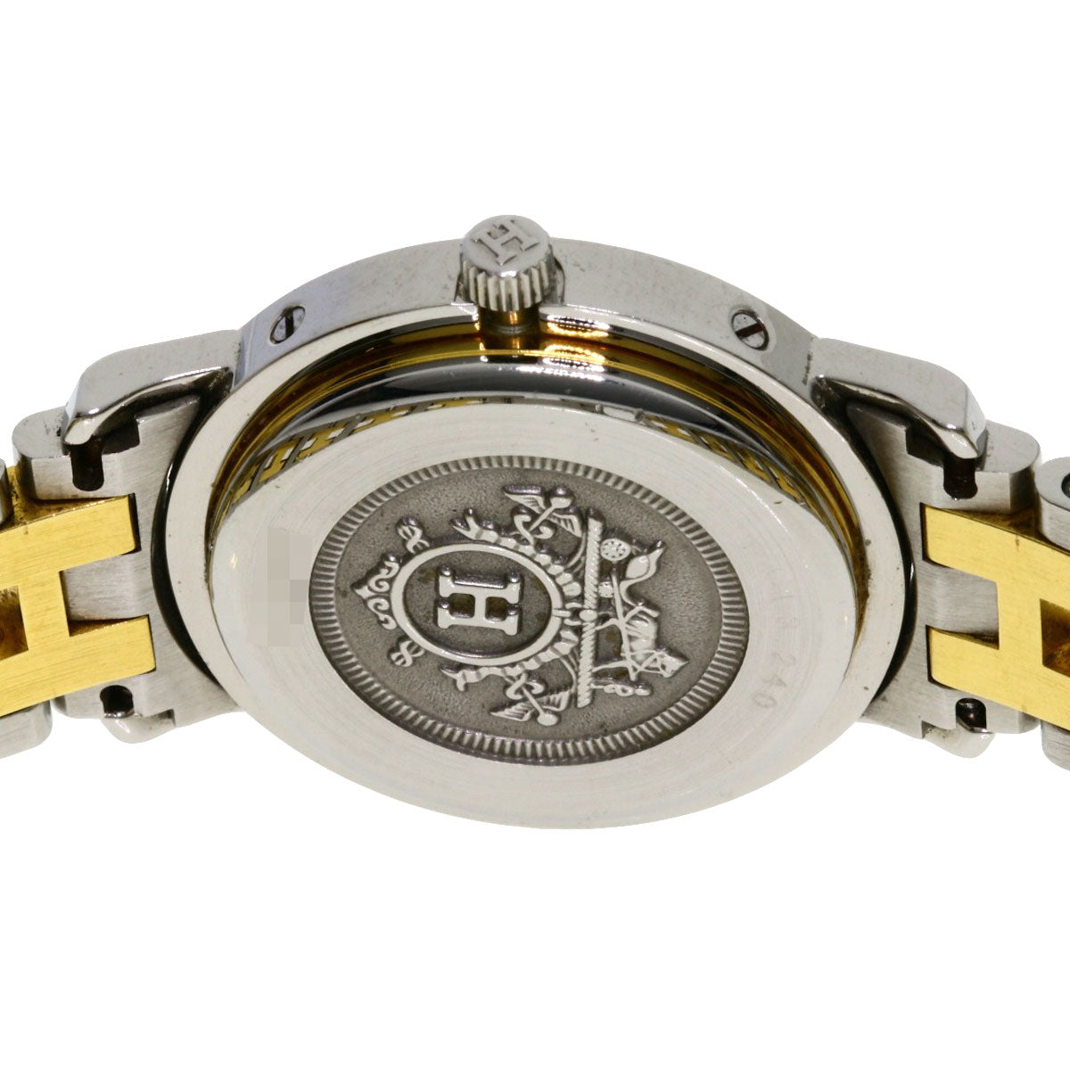 HERMES Clipper Watches CL3.240 Stainless Steel/SSxGP Ladies