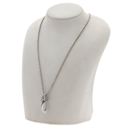 Jeunet   Necklace Sapphire Diamond K18 White Gold Ladies