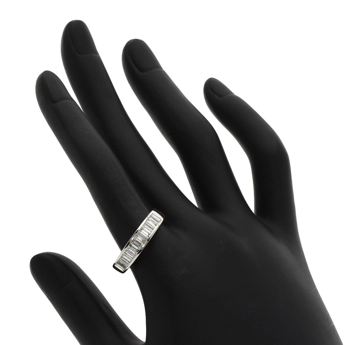 1ct Diamond Ring Platinum PT900 7.3g　Ladies